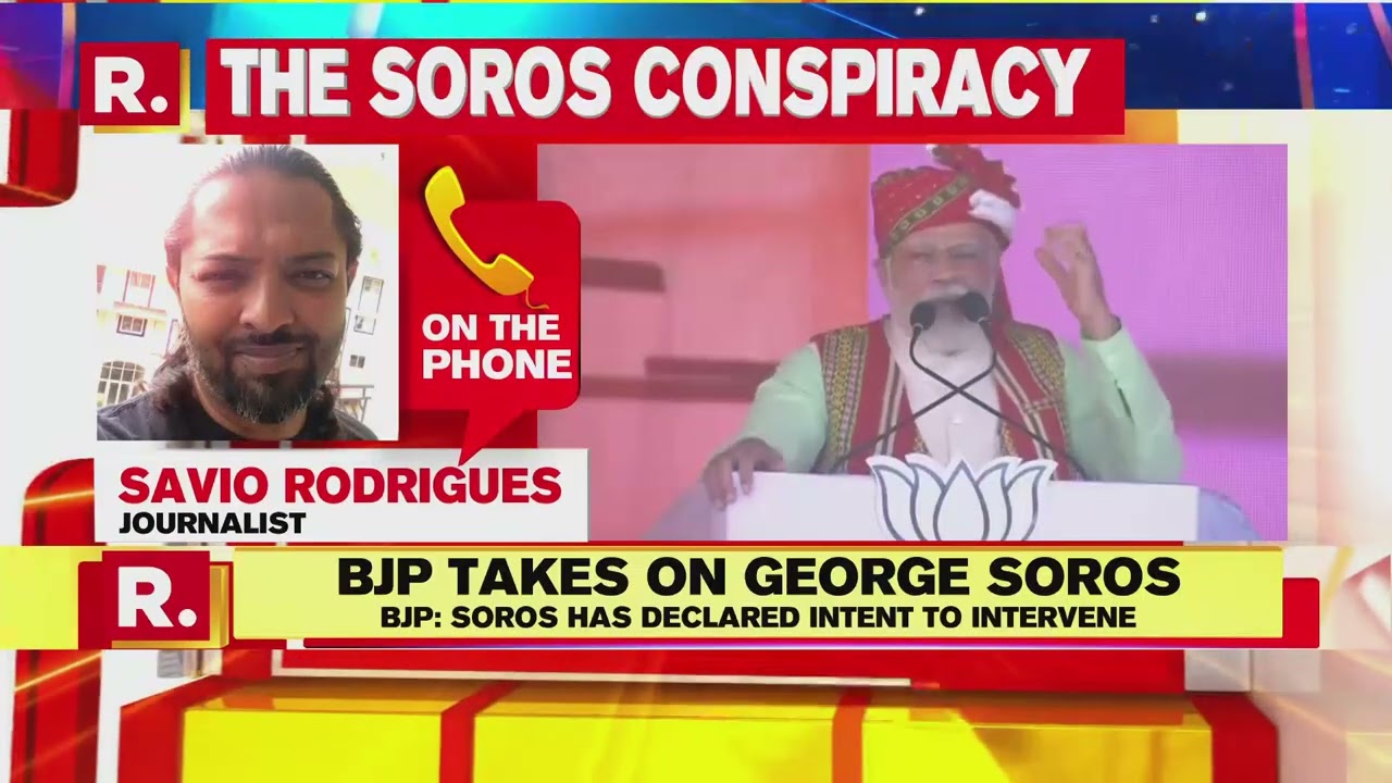 'Soros Has Decided To Poke His Nose In Adani Issue': Journalist Savio Rodrigues