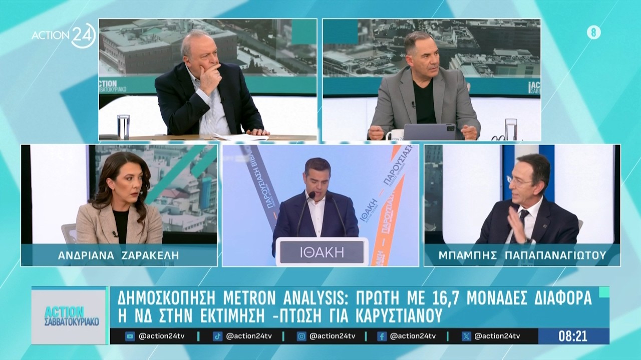 Α. Ζαρακέλη & Μ. Παπαπαναγιώτου σχολιάζουν την πολιτική επικαιρότητα στο ''ACTION Σαββατοκύριακο''