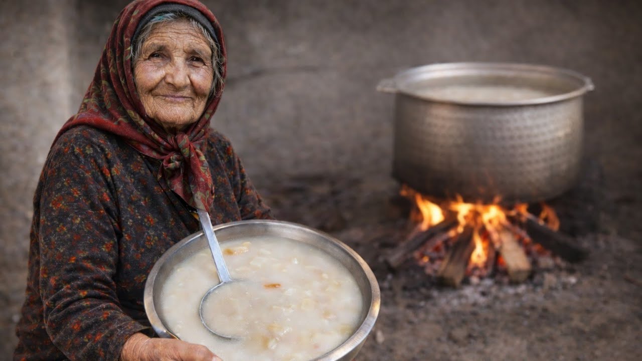 Grandma’s Traditional Ash Doogh | Authentic Village Cooking