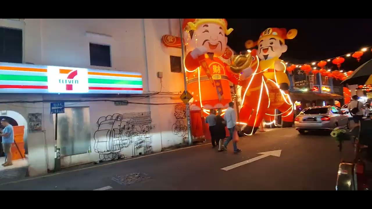 A walk around Chulia Street and love Lane. 