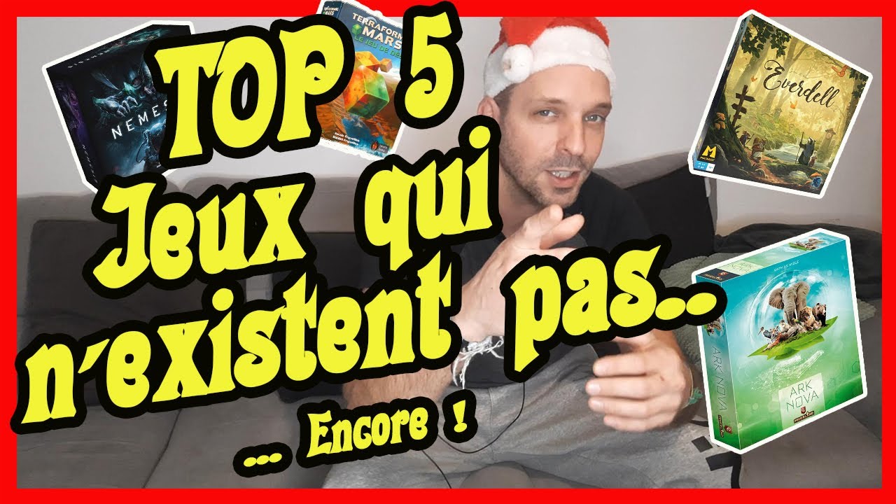 TOP 5 Jeux qui n'Existent Pas ! Je vous rassure, je me suis fais soigner depuis 🤪...