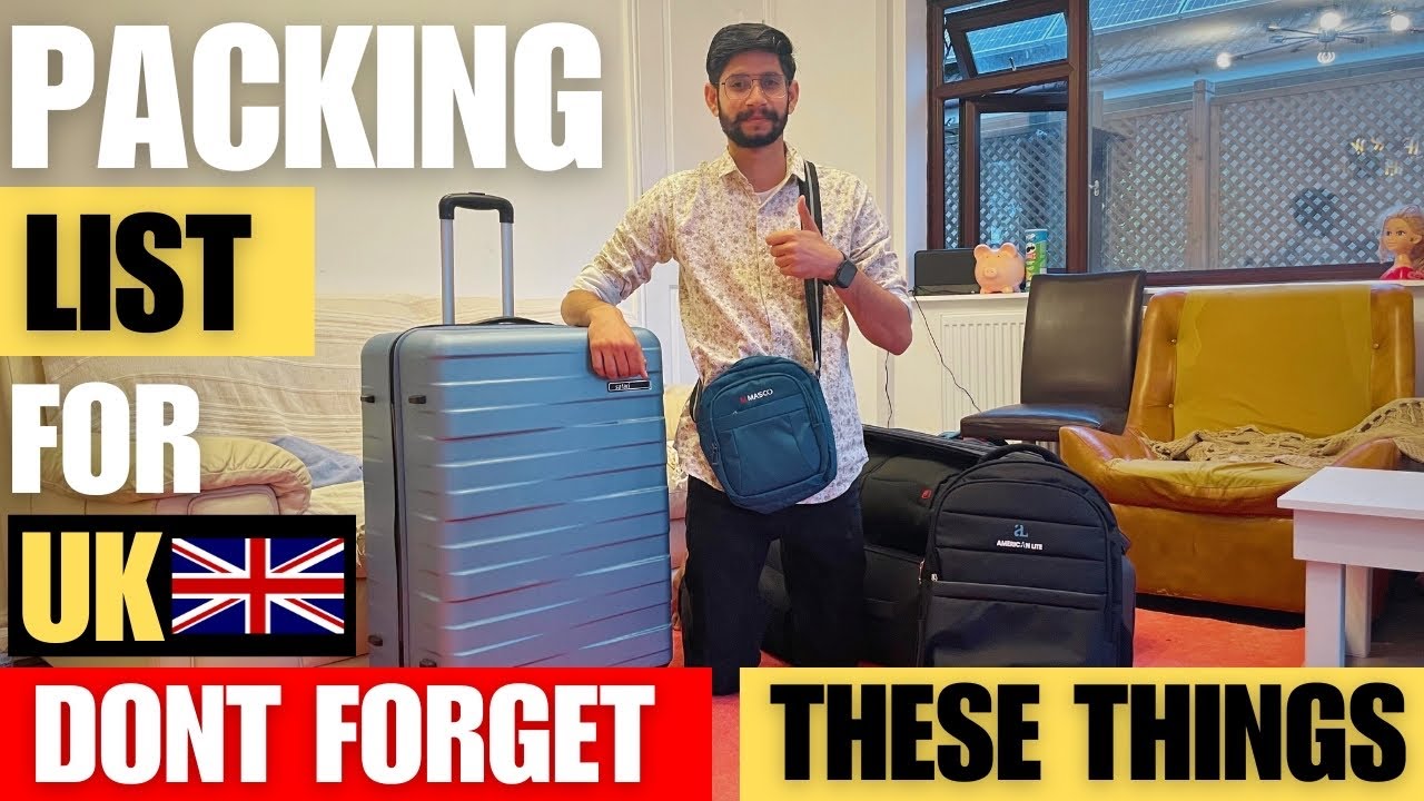 Packing for UK 🇬🇧 Students | September Intake 2024 | Things to Pack for an International Student |