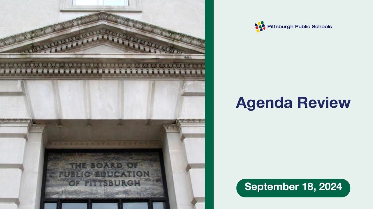 Agenda Review - September 18, 2024