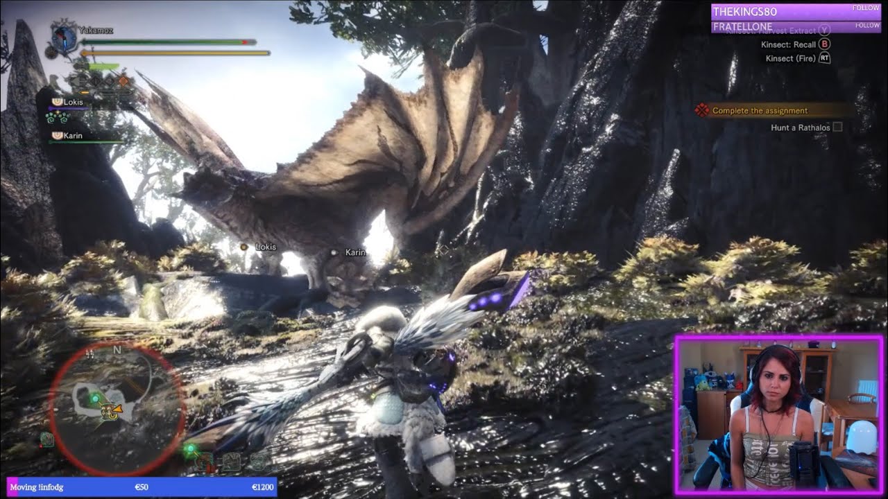 [EN/ITA] Twitch VOD - Rathalos solo fight - Quest: A Fiery Throne Atop the Forest