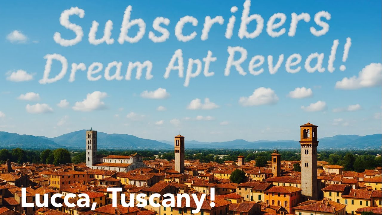 Beautiful LUCCA, ITALY Apartment Tour! See What Our Subscribers Did!