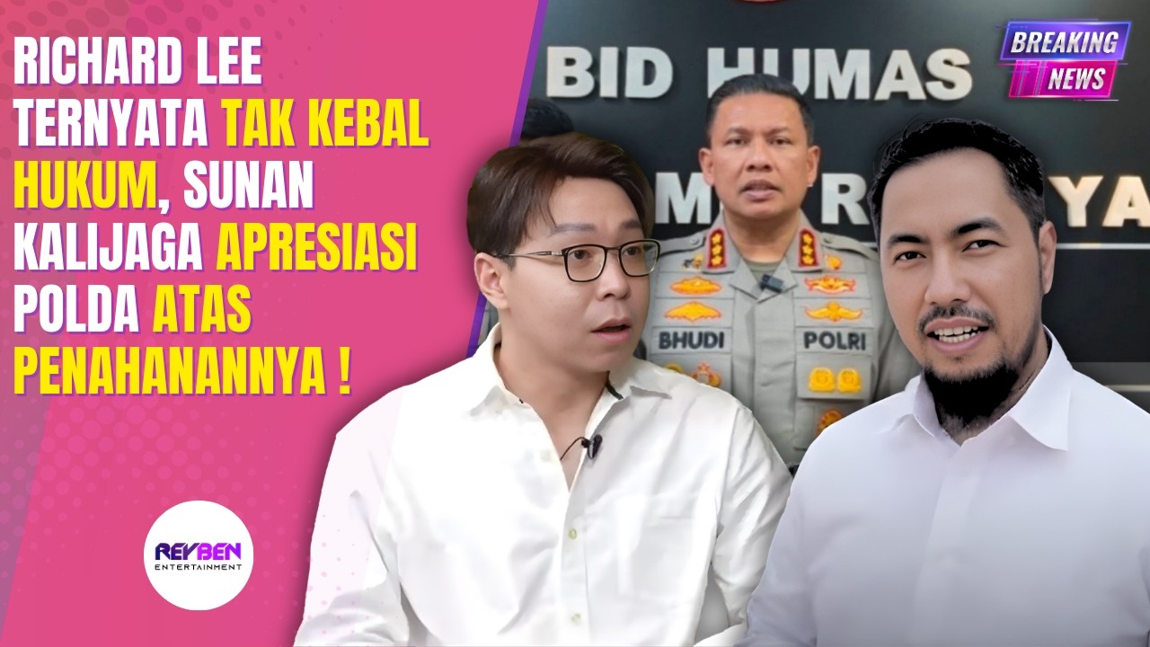 RICHARD LEE TERNYATA TAK KEBAL HUKUM, SUNAN KALIJAGA APRESIASI POLDA ATAS PENAHANANNYA❗