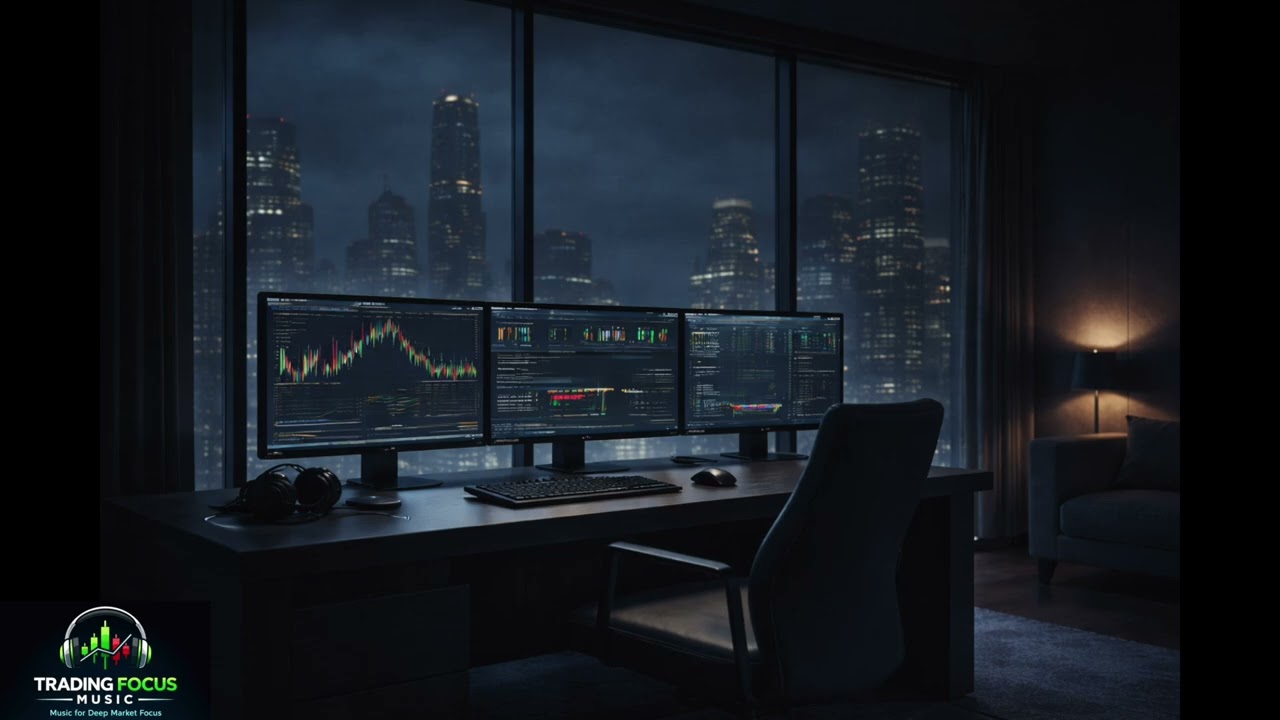 Deep Night Trading LoFi – Focus Music for Chart Analysis & Market Study