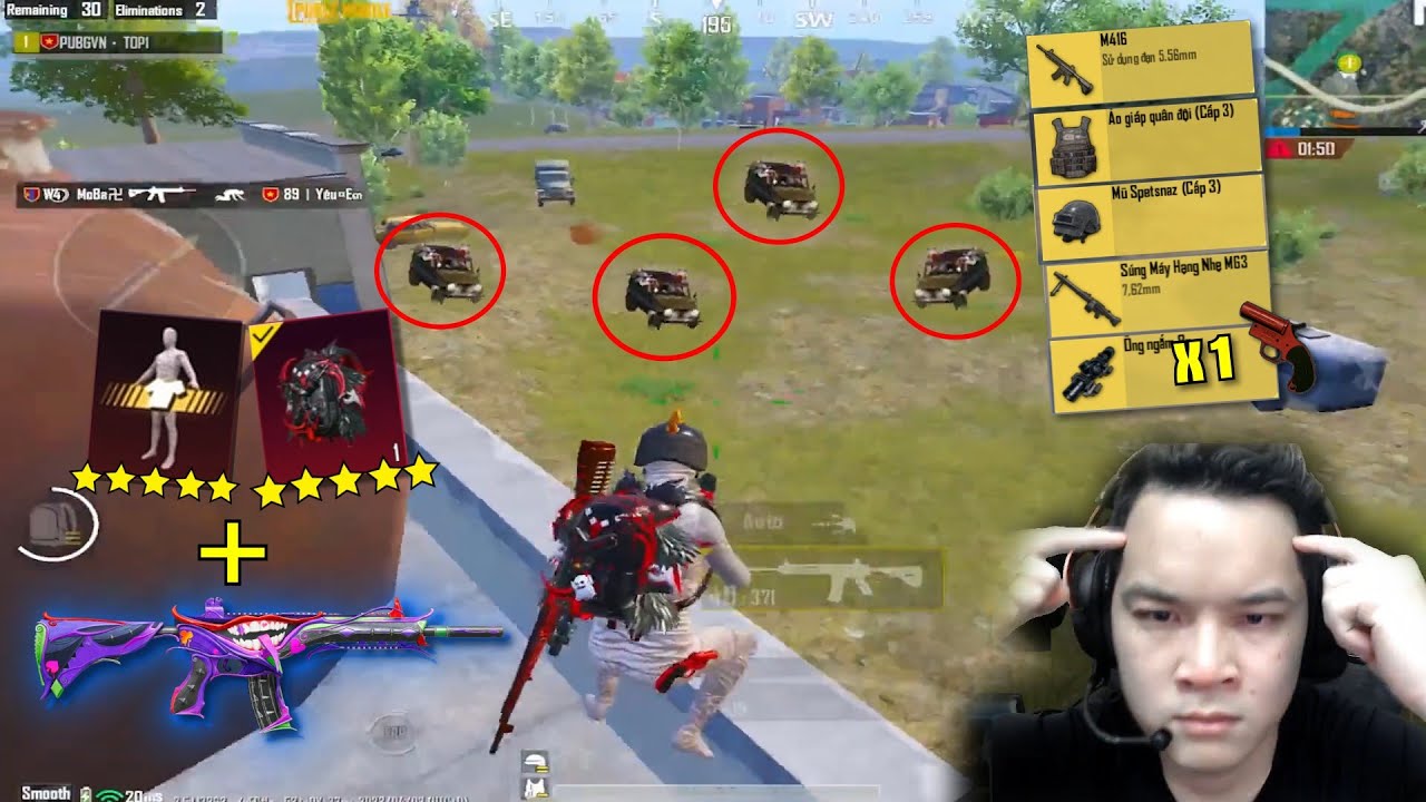 PUBG Mobile - Bộ Bim Bị 4 Team Đến Săn Liên Tục Tại Nhà Doremon, Cách Top 1 Sever Xử Lý Khi Bị Quây