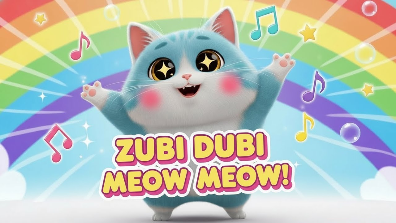 Zubi Dubi Meow Meow | Fun Kids Song & Dance| Nursery Rhymes for Toddlers | Kids Viral Video
