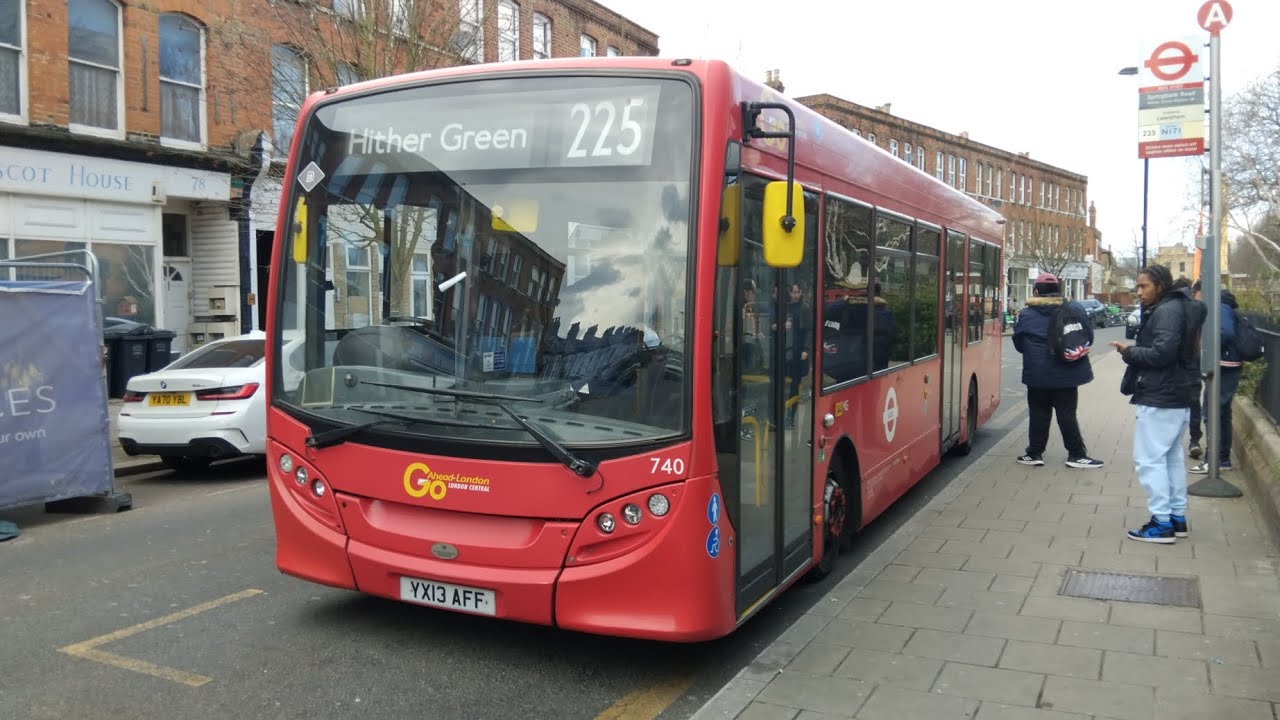 (Last Week Of Go Ahead London) - Journey on - 740 - YX13AFF - on Route 225 - 12/03/2025