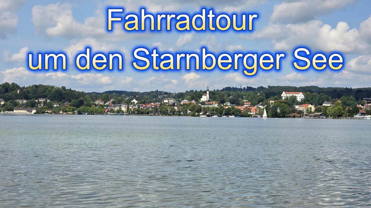 Fahrradtour um den Starnberger See Juli 2024