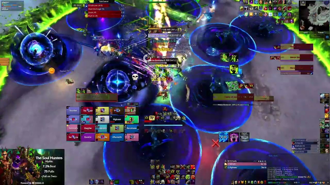 Mythic Soul Hunters Prog Kill Prot Warrior Tank PoV