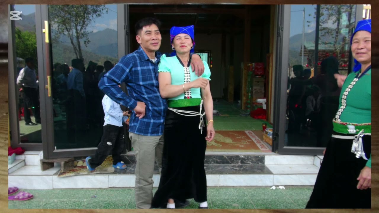 Ảnh đẹp gia đình con cháu nhà bác thanh tại bản nà tâu mừng tổi mẹ thân yêu của các con