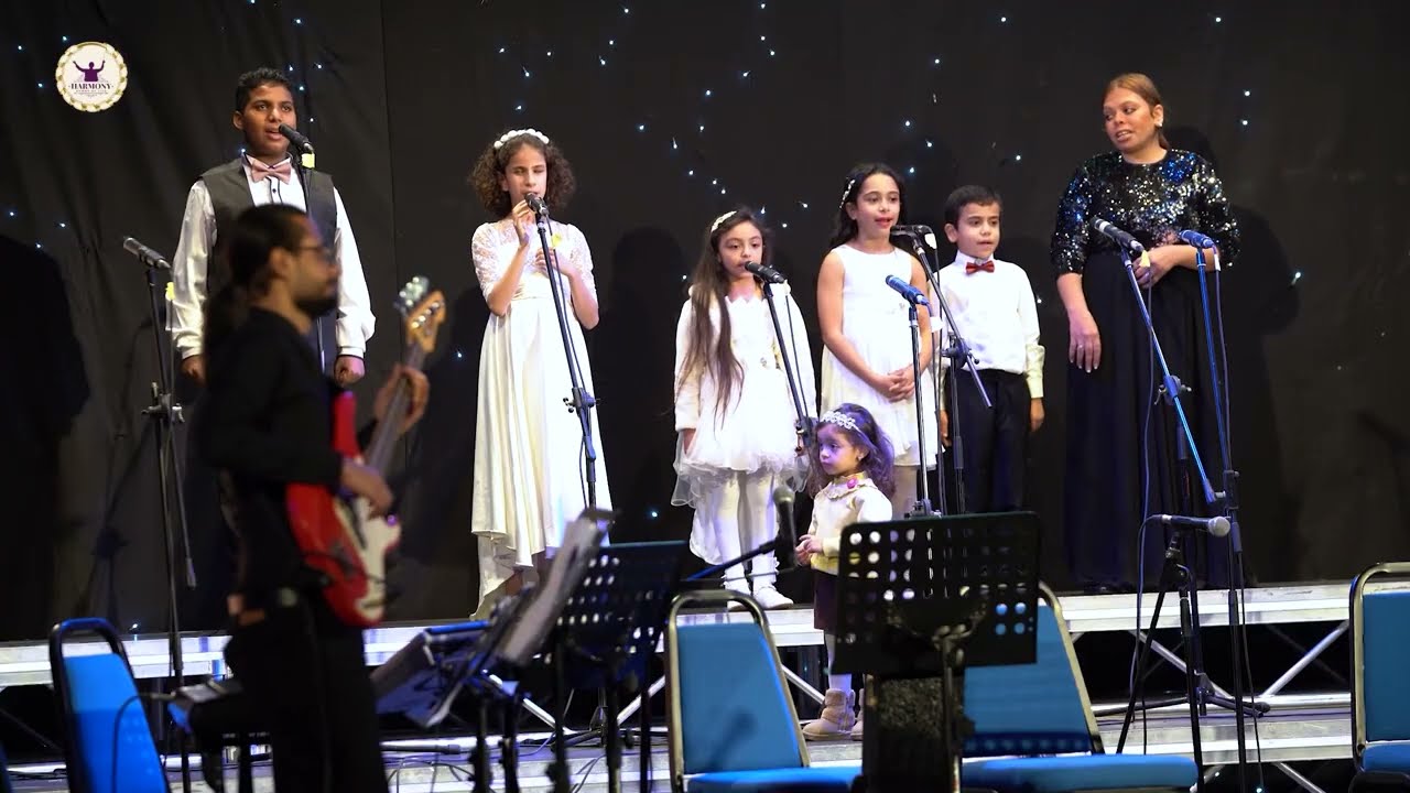 ولاول مرة كورال اطفال  دمج   بمهرجان هارموني الدولي