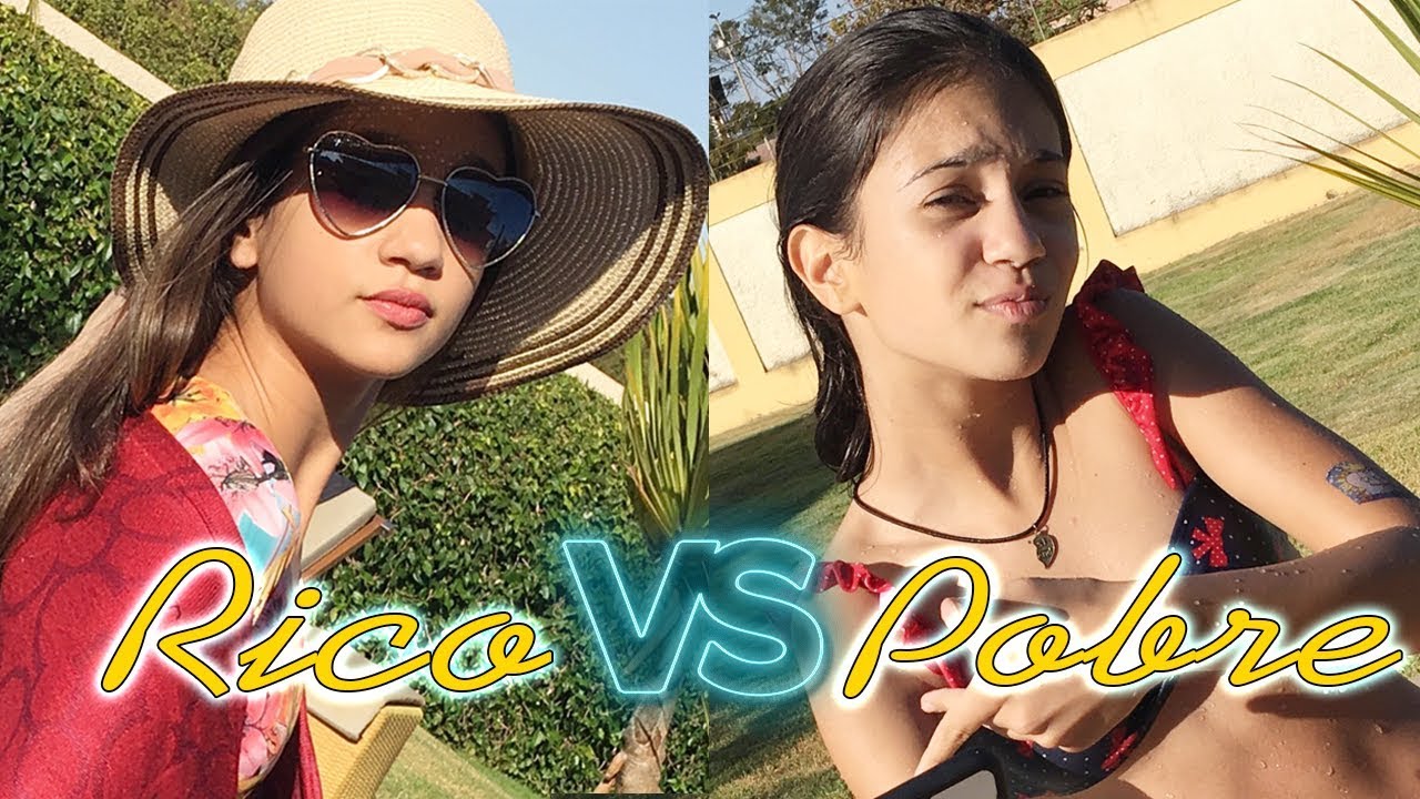 RICO X POBRE NA PISCINA - Na mala da Mila