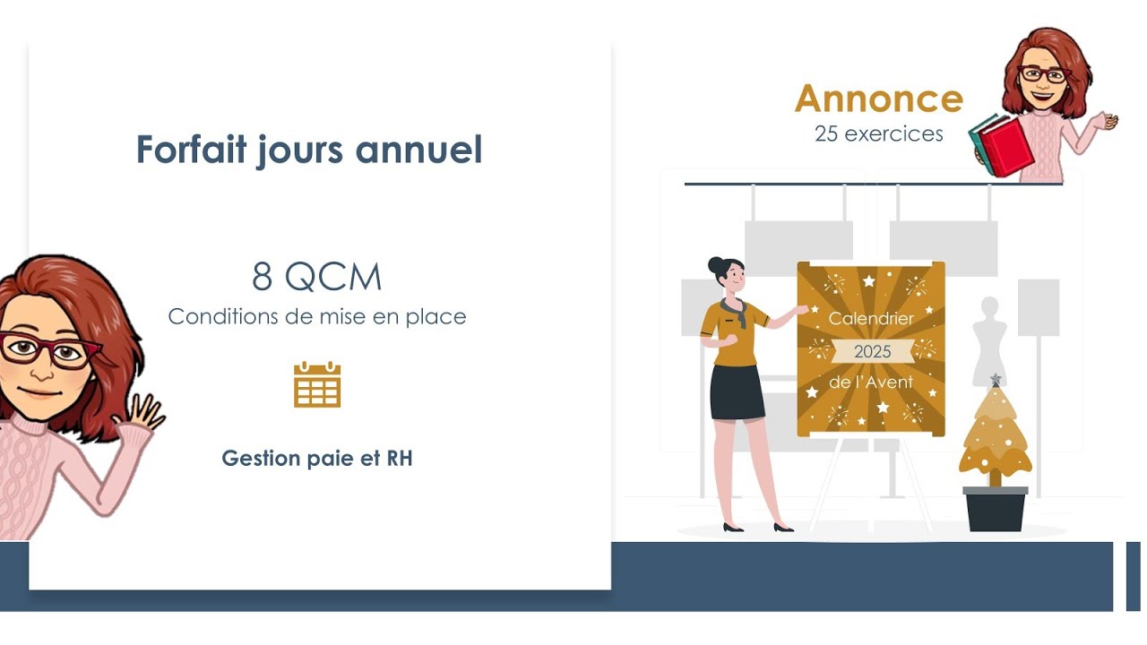 Forfait jours annuel QCM