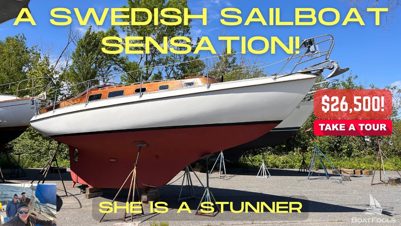 A Swedish Sailboat SENSATION! This Vindo 40 is a STUNNER at $26,500. Full tour [off market]