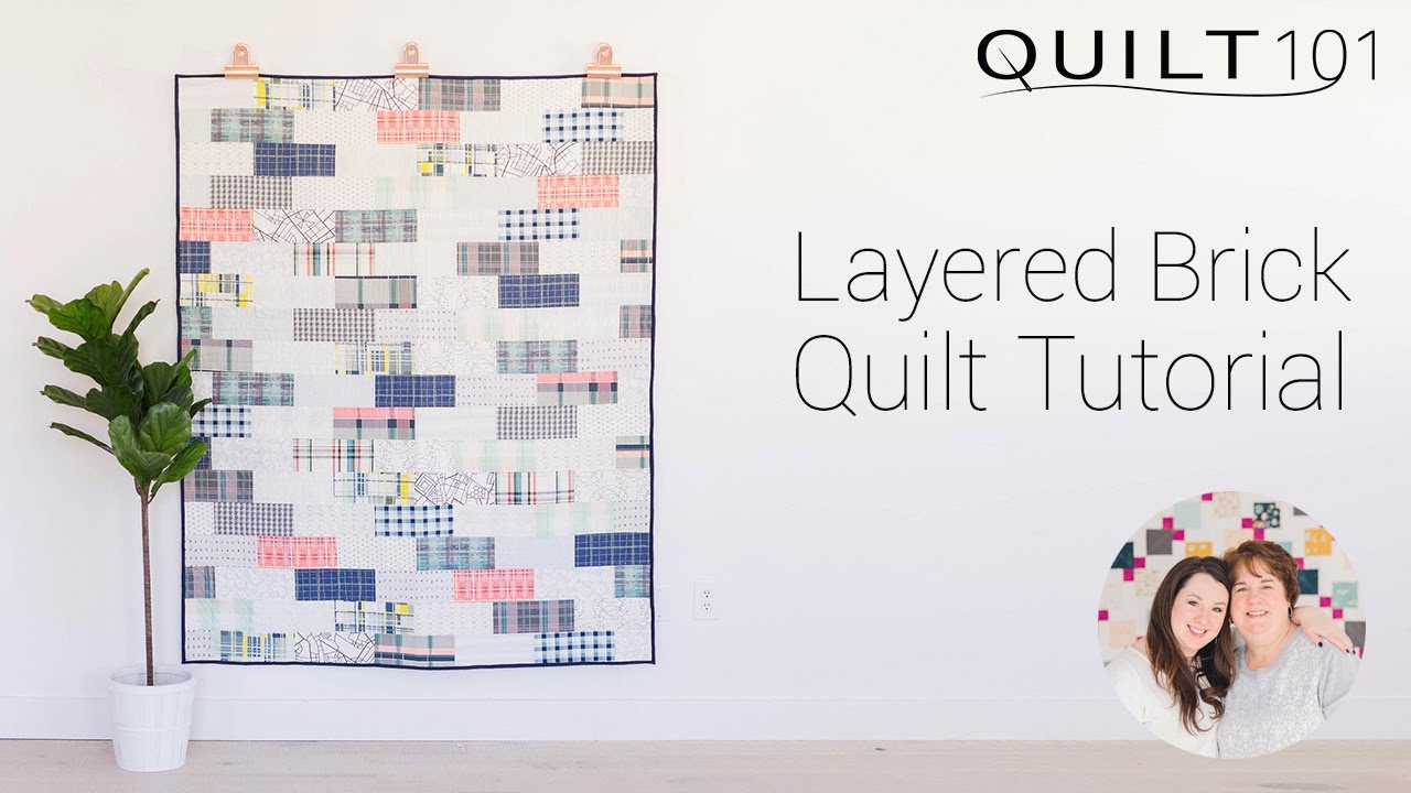 Layered Brick Quilt Kit Pattern Tutorial
