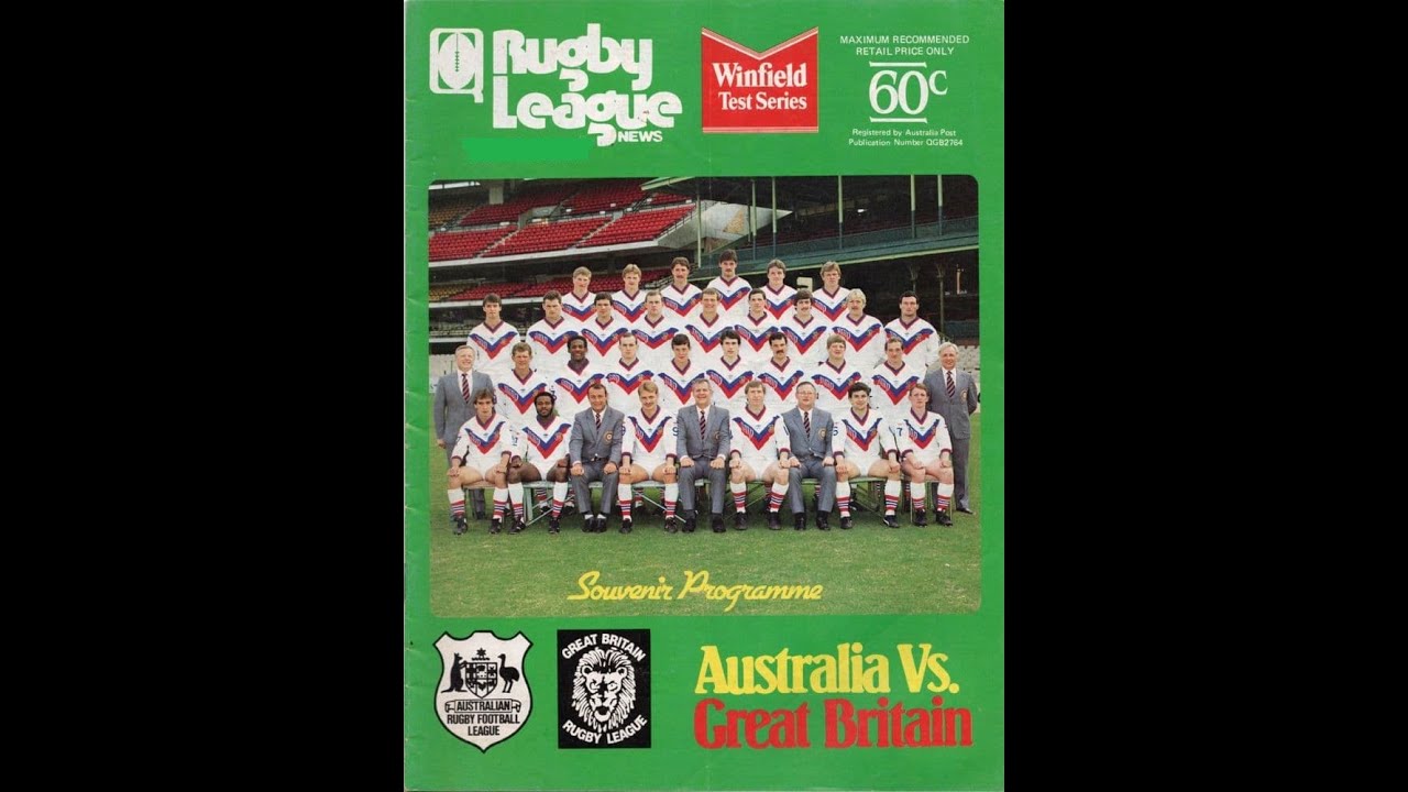 1984....(3rd TEST)....Australia v GB