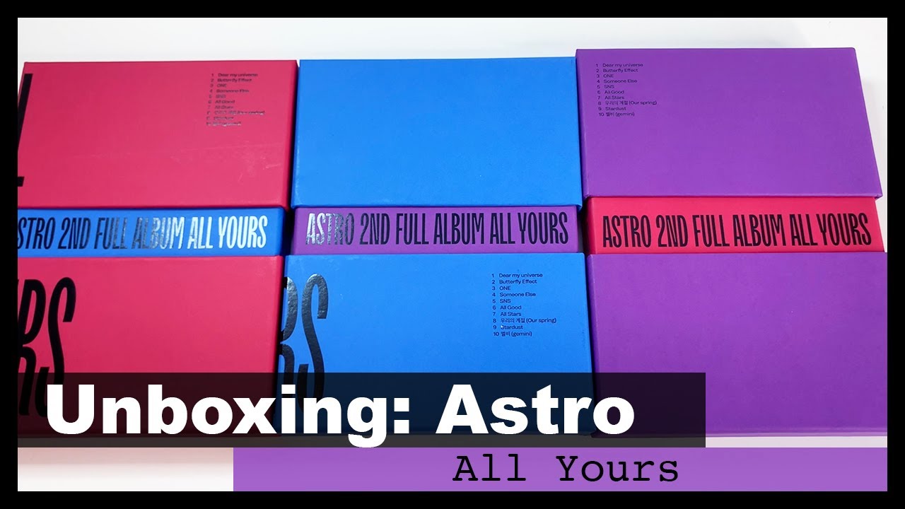 UNBOXING Astro (아스트로) - All Yours