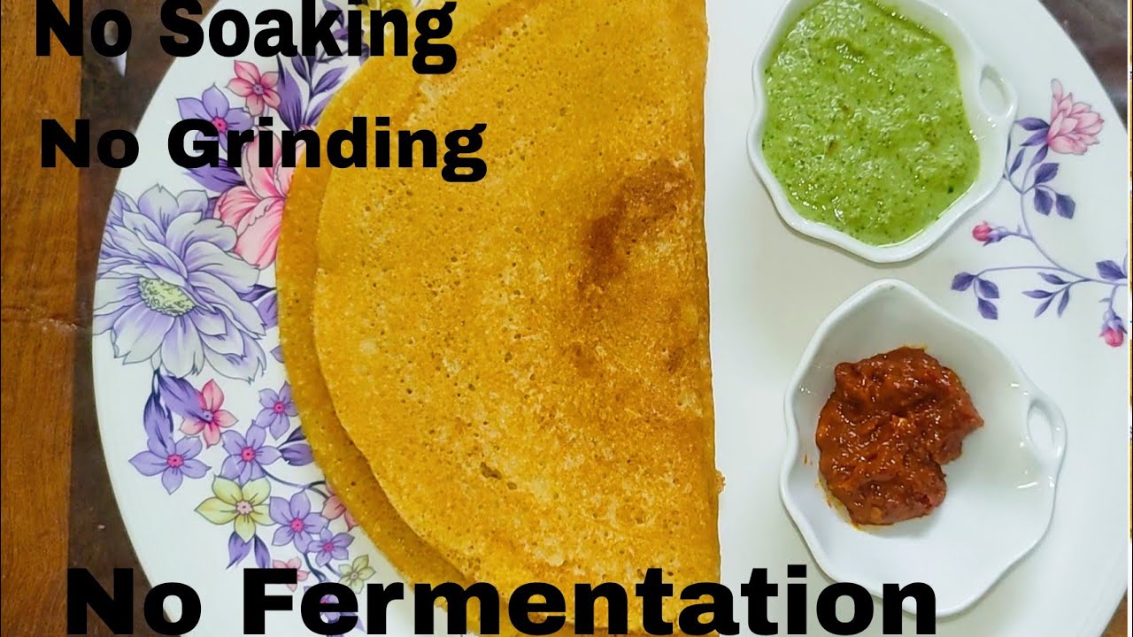 Instant Crispy Dosa || Tasty and Crispy Dosa