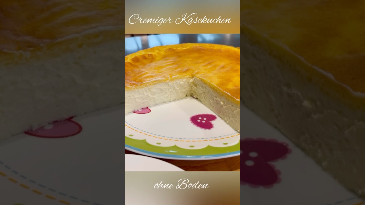 Käsekuchen ohne Boden 