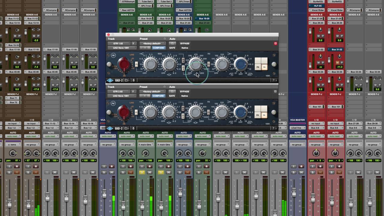 Using the Neve 1081 on Guitars - Mixing With Mike Mixing Tip