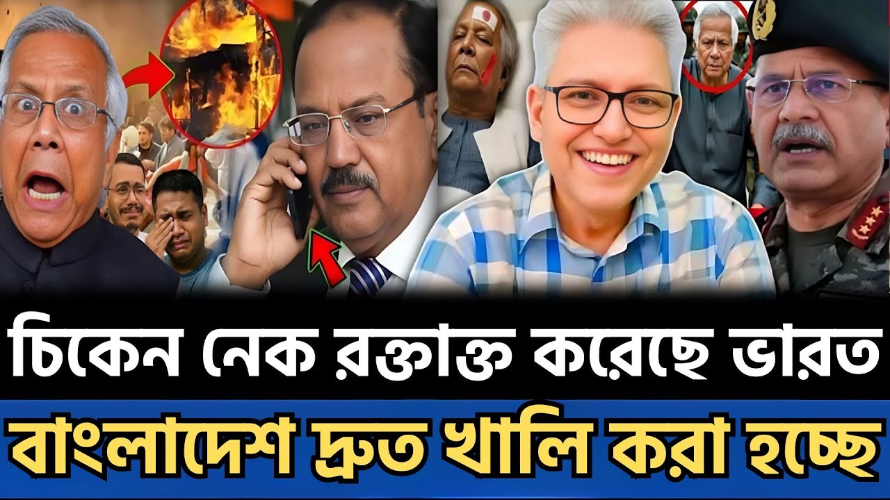 দুপুরে ‘রক্তাক্ত’ চিকেন নেক | দ্রুত বাংলাদেশ খালি করতে বললেন অমিত শাহ? | Masud Kamal Talkshow
