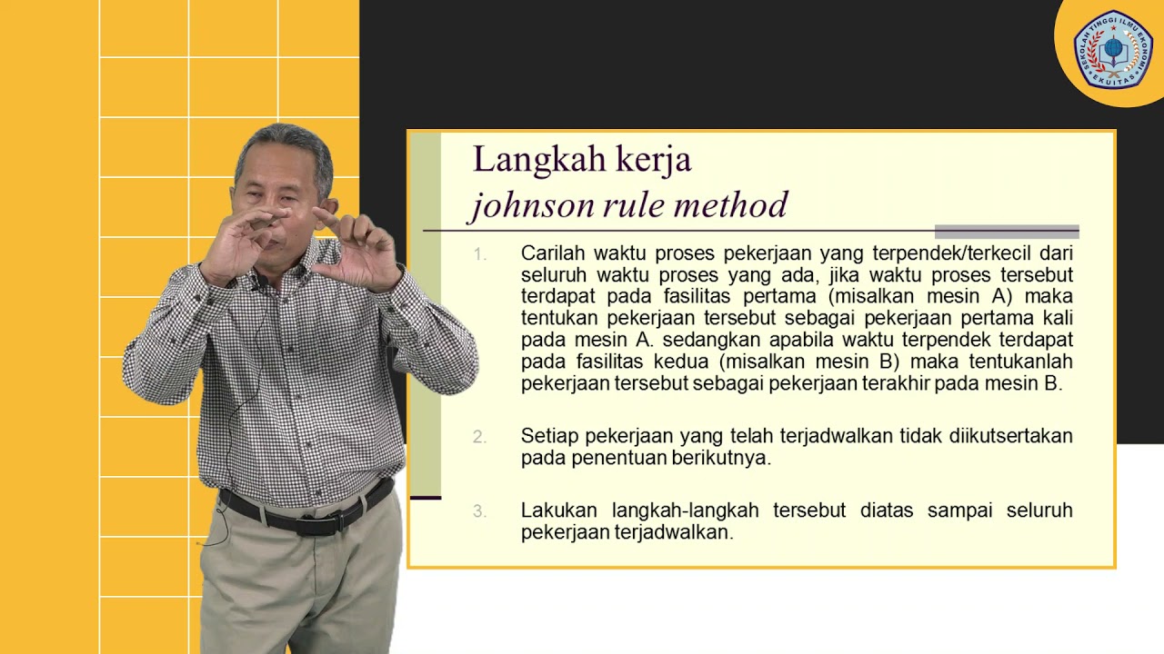 E-LEARNING EKUITAS | JOHNSON RULES METHOD