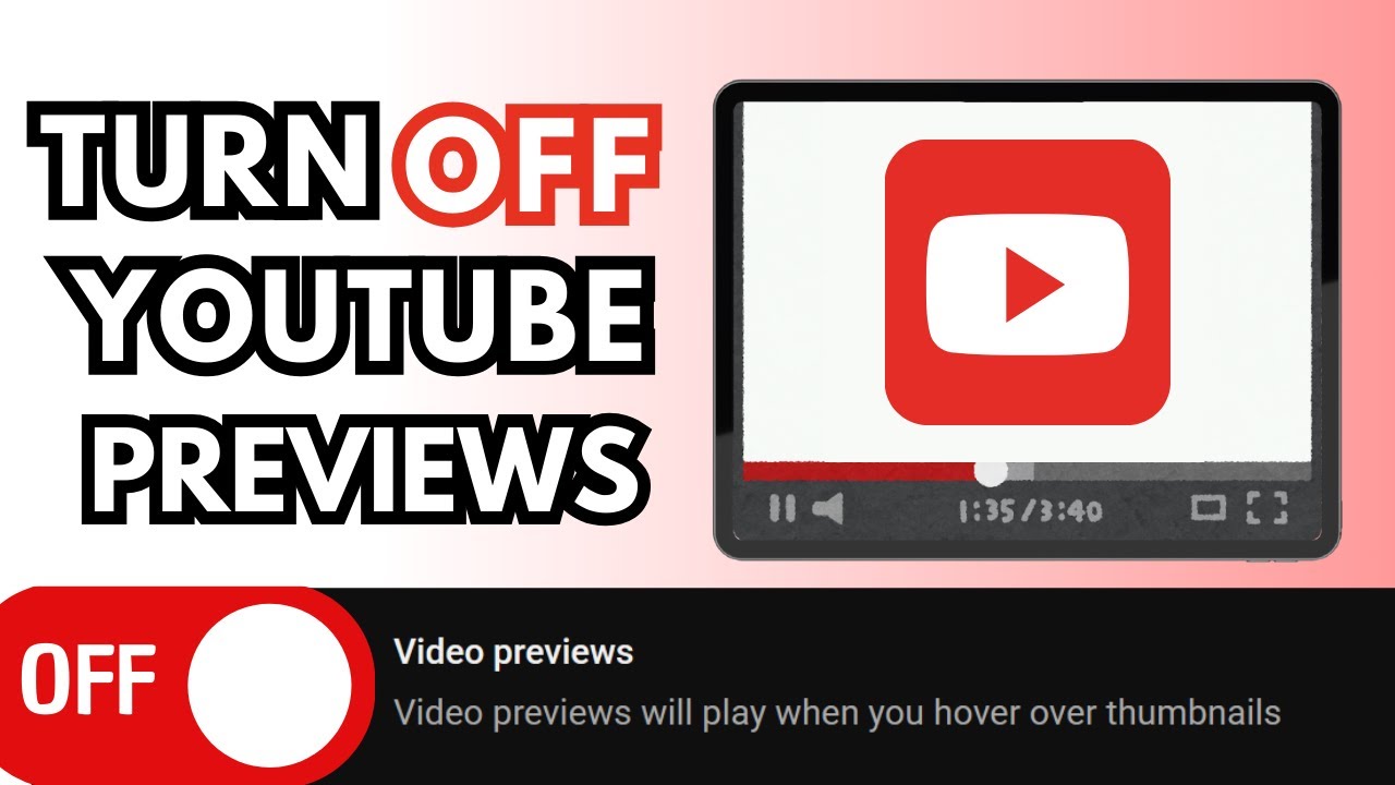 How to Turn Off YouTube Thumbnail Preview in Seconds - Easy Guide ( 2025 )