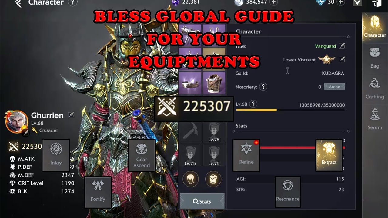 BLESS GLOBAL GUIDE 1 - EQUIPTMENTS GUIDE PARA SA MGA FREE TO PLAY AT PLAY TO EARN - F2P