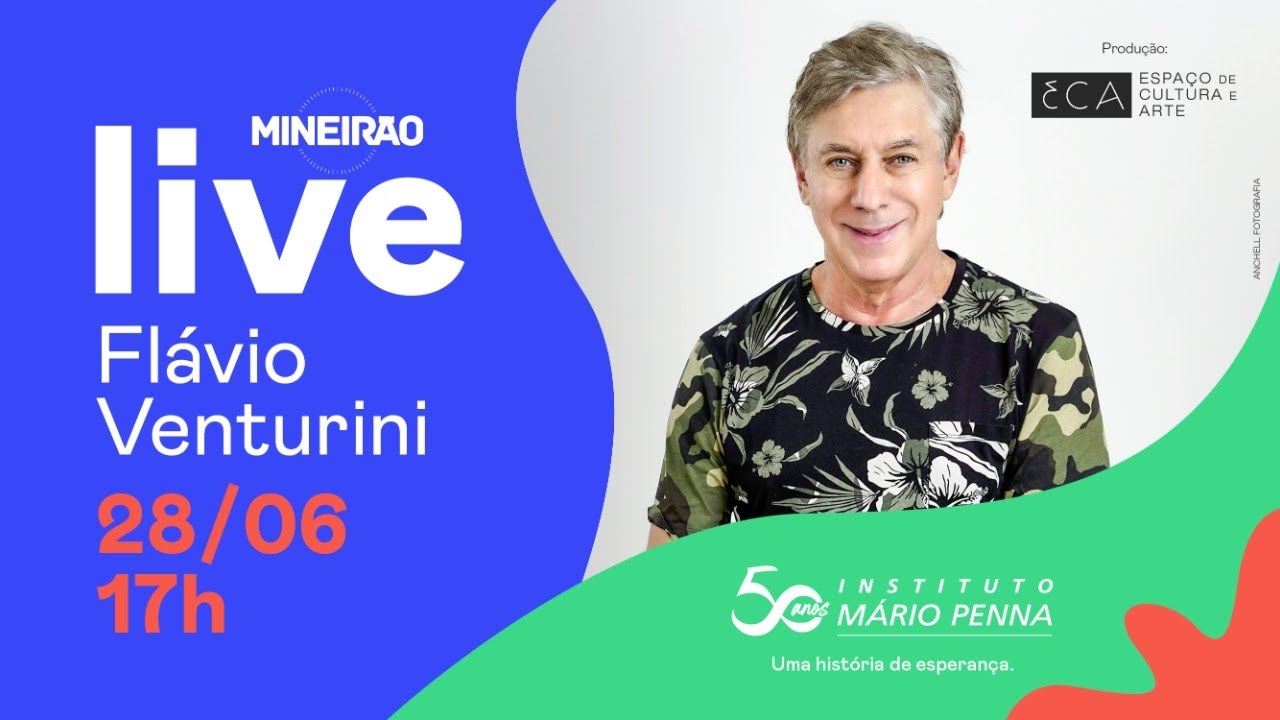 Live 50 anos Instituto Mário Penna com Flávio Venturini