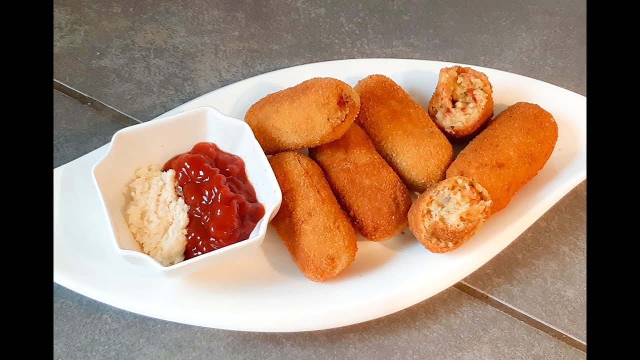 Comida Cubana Croqueta de Pollo Paso a Paso