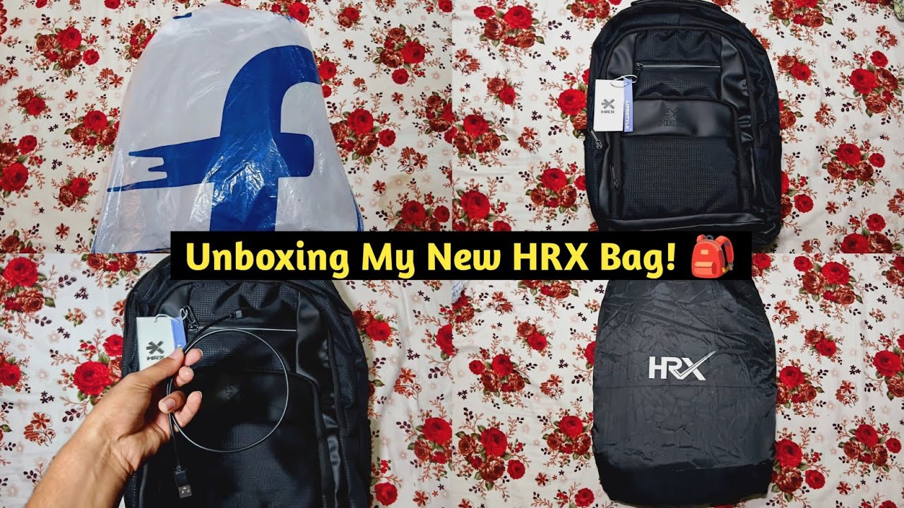 HRX Bag Unboxing! 🤩 | Itna Sasta Aur Itni Acchi Quality? | मैथिल में | HRX Bag Detailed Review VLOG!