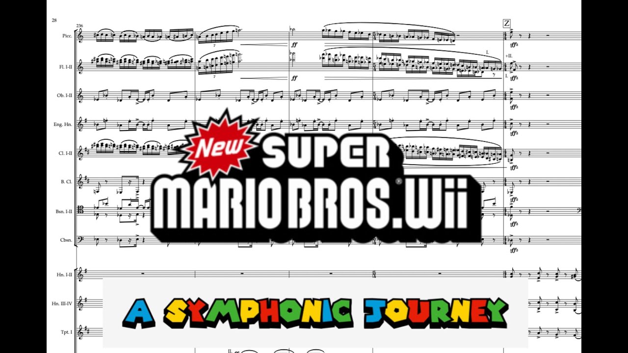 New Super Mario Bros Wii - A Symphonic Journey (Full Orchestra)