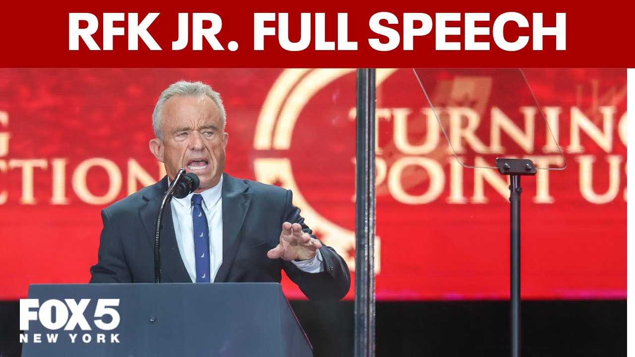 RFK Jr. delivers remarks at Charlie Kirk's memorial | Fox 5 NY News Video