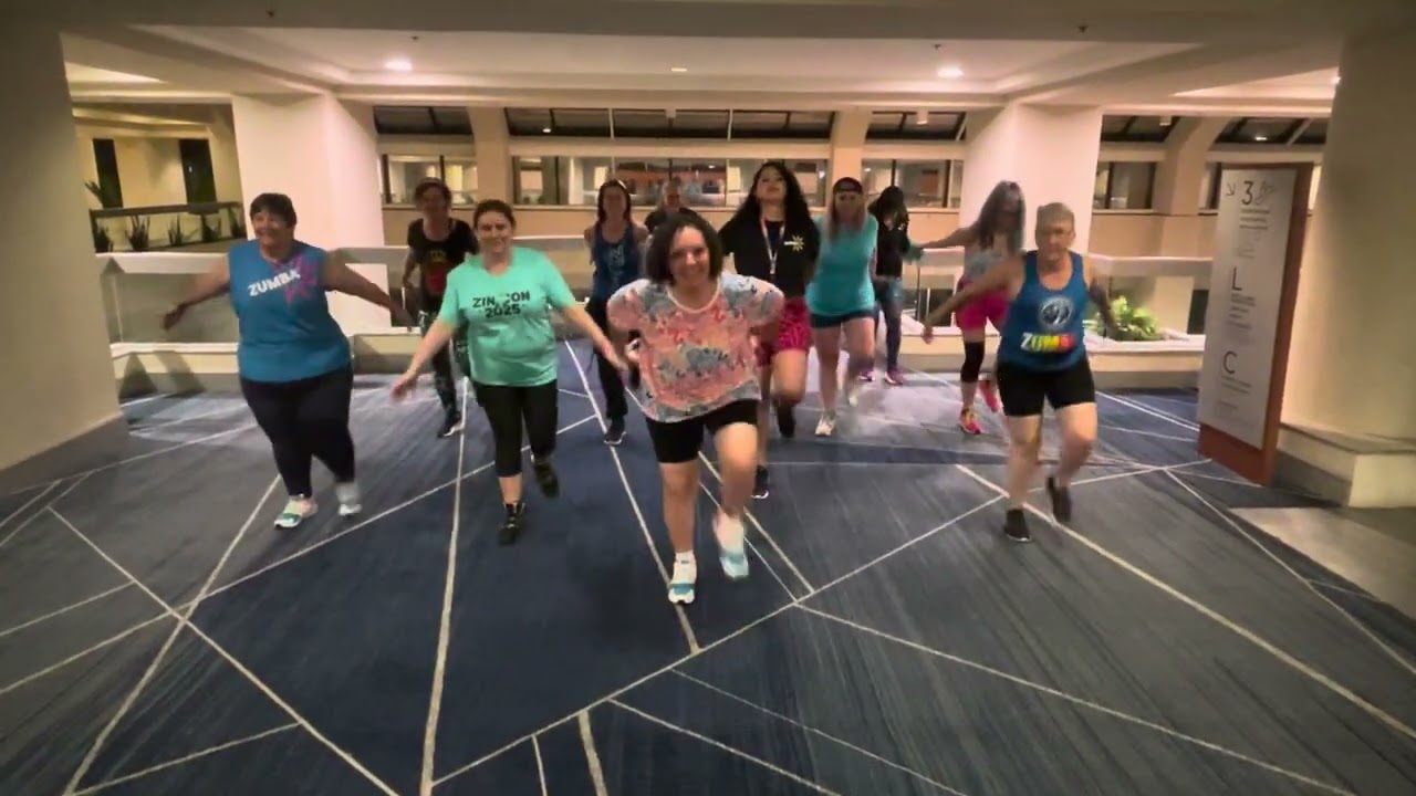 Aqua Zumba choreography Hey Soul Sister Salsa Version by Hotel Buenavida 