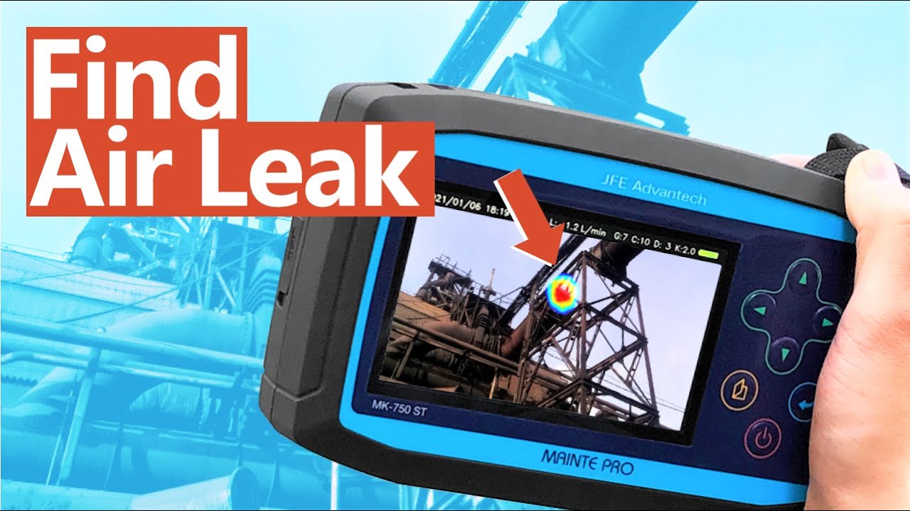 JFE Advantech Gas/Air Leak Viewer MK-750ST : Gas leak detector