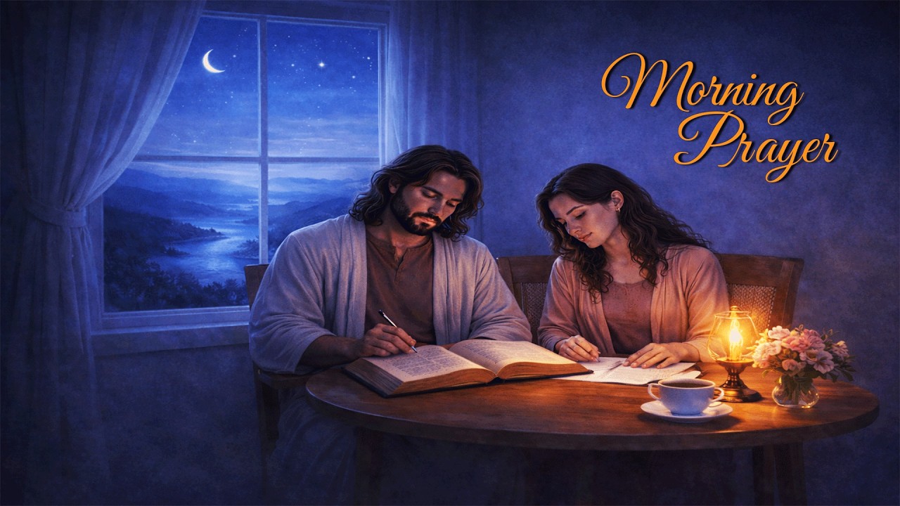 Morning Prayer Piano ☕ Peaceful Bible Jazz | 새벽기도 묵상 피아노 2시간 (Psalm 46:10)