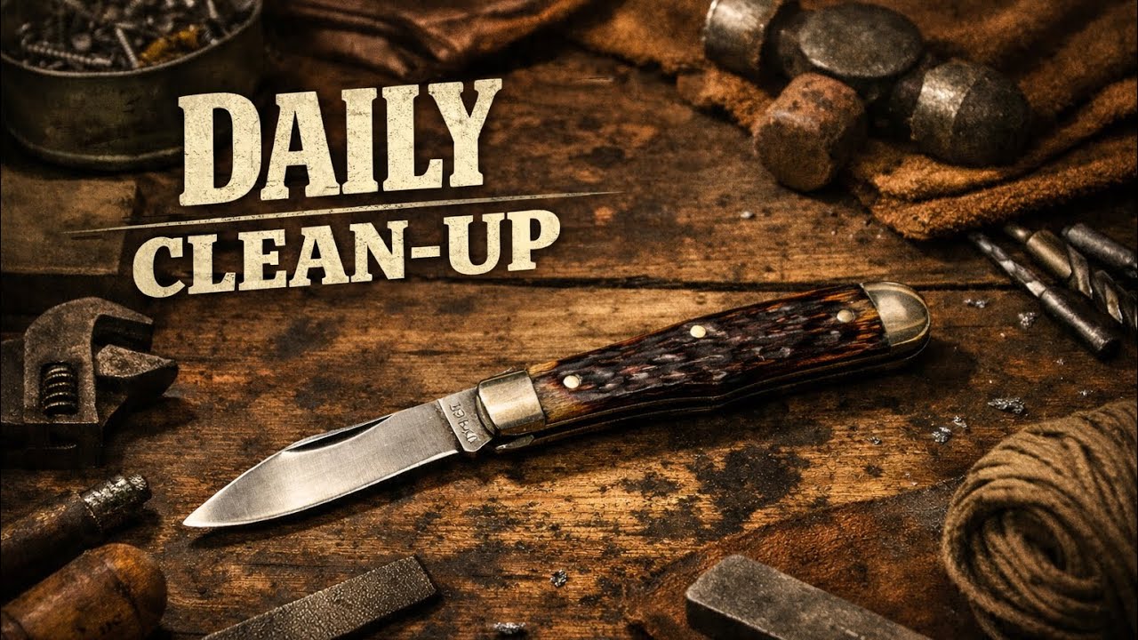 Clean up the Old Timer 152 #knifecommunity #pocketknifereview #restoration #knifelife 