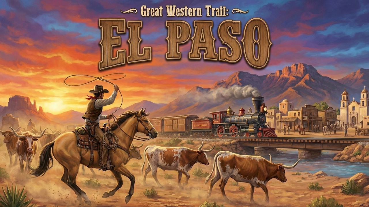 El Paso | 1 Hour Immersive Western Strategy Ambience — 