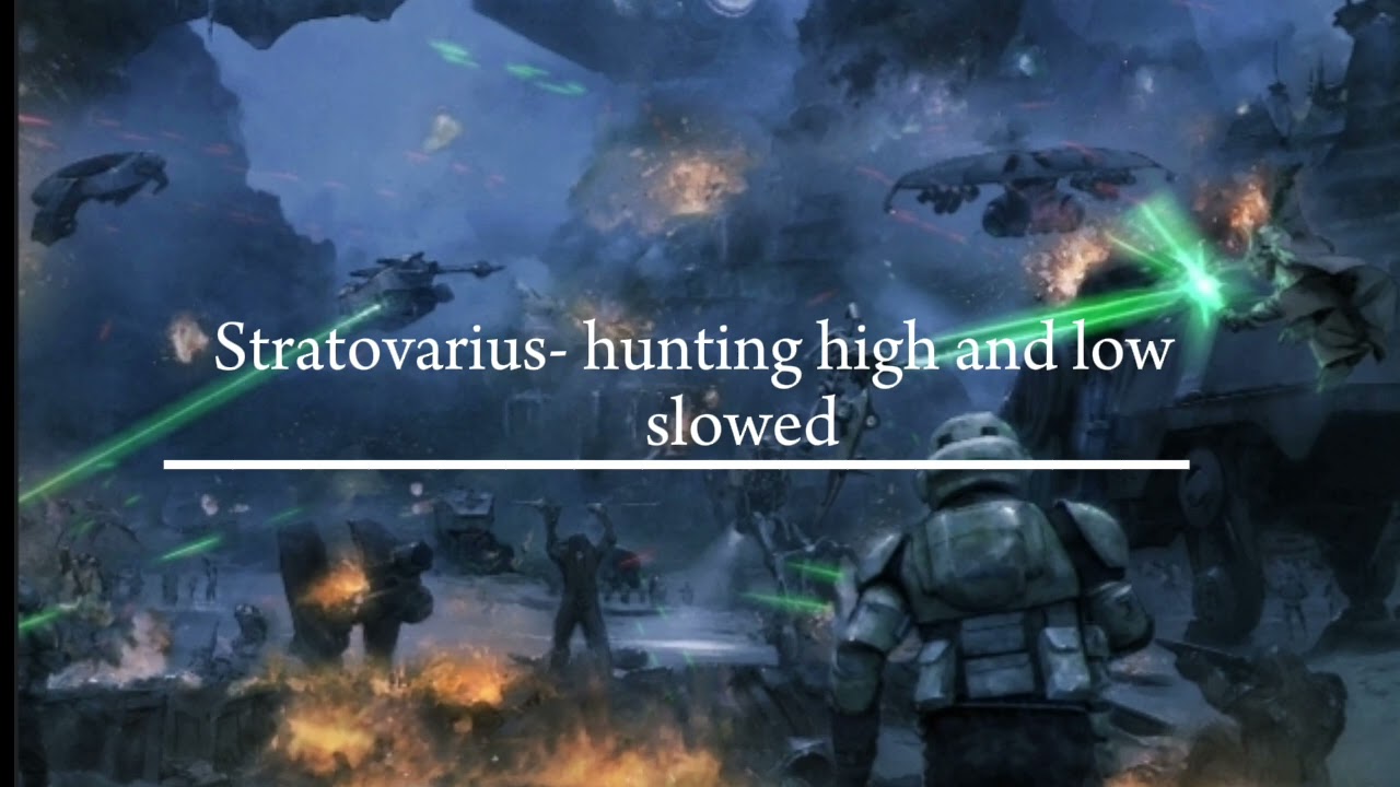 Stratovarius hunting high and low slowed