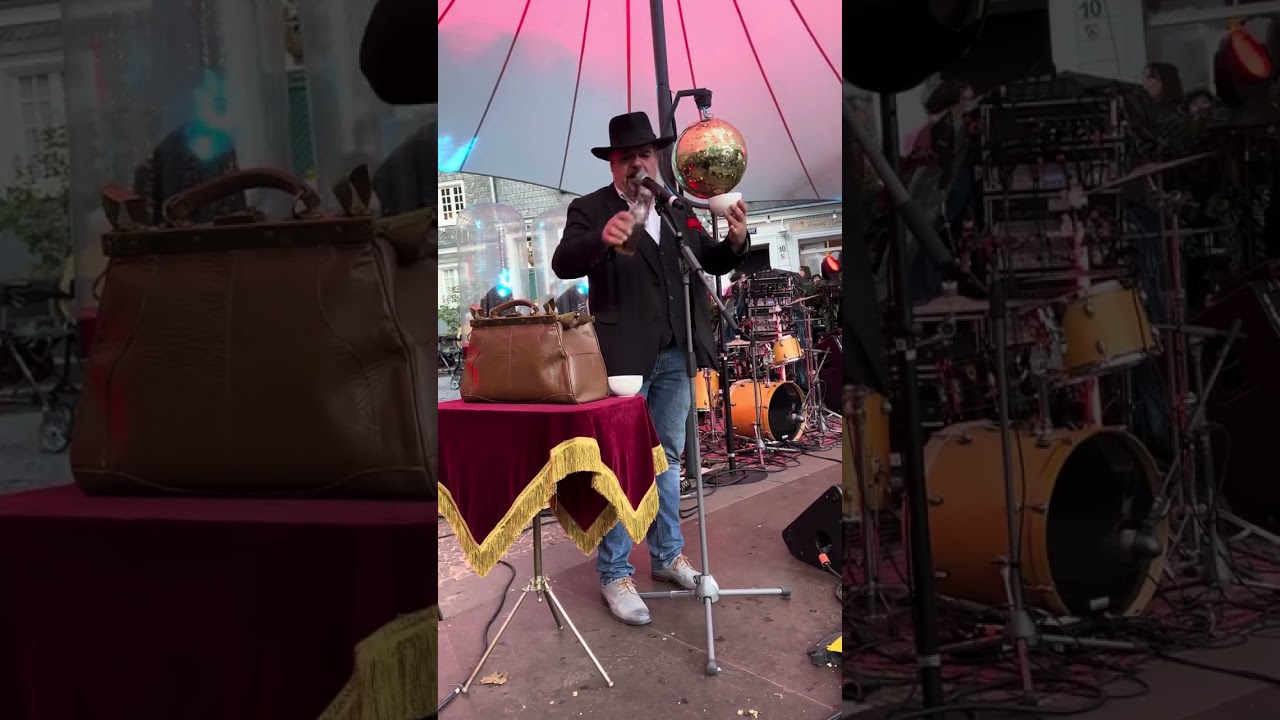 Sven Heubes beim Gräfrather Lichterzauber