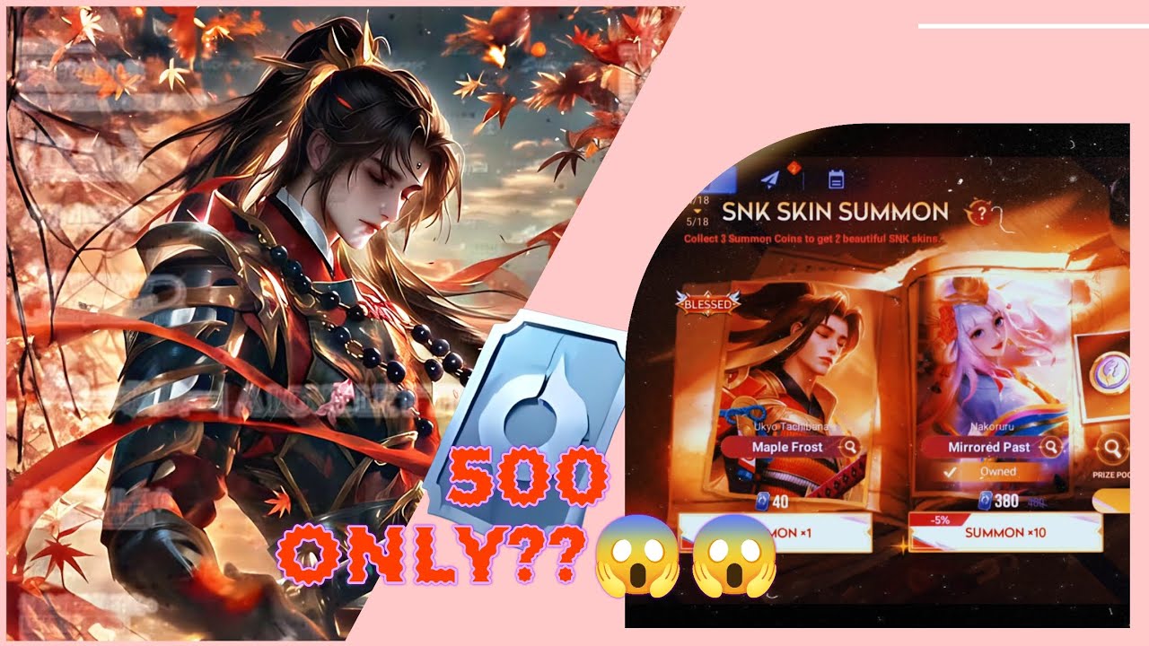 Ukyo Tachibana Blessed Skin Gacha & Gameplay – Unleashing the Maple Frost Samurai! Honor of Kings