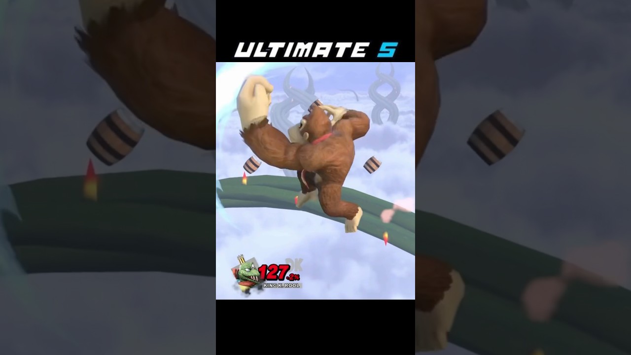 Новый набор приёмов Donkey Kong в Ultimate S (мод Smash Ultimate) #smashbros #smashultimate #donk...