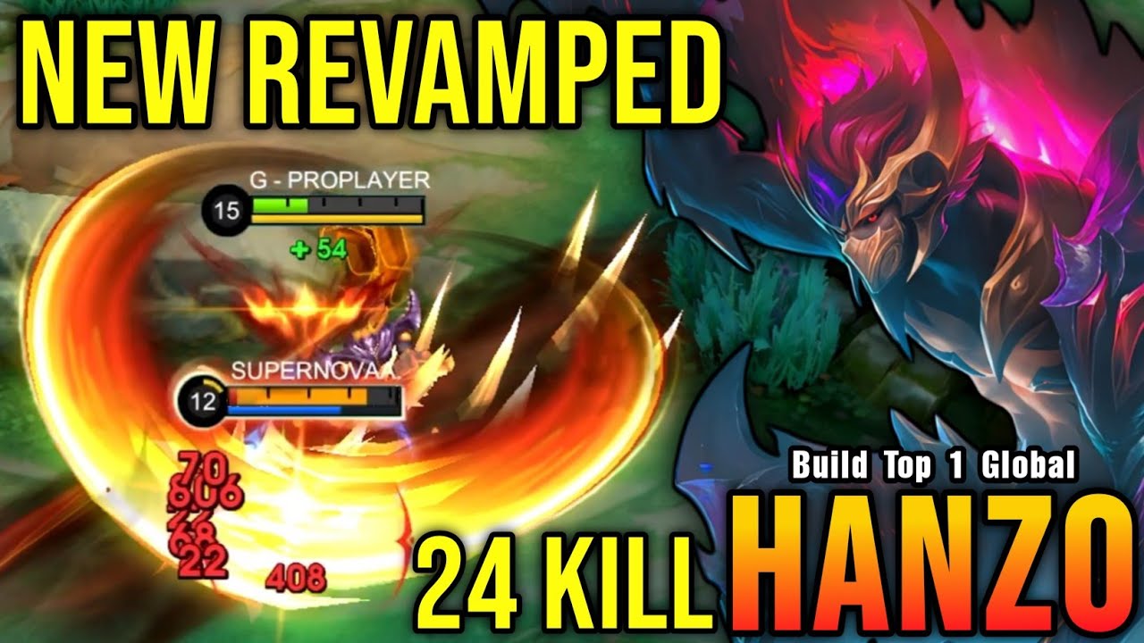 Następna META!! 24 ​​zab&oacute;jstwa Hanzo Revamp Najlepszy build i emblemat!! - Najlepszy build Hanzo ...