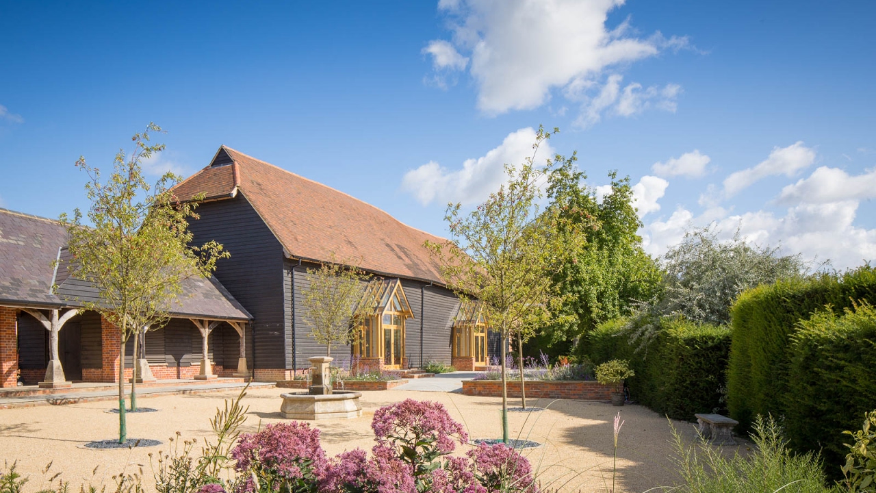 Micklefield Hall, The Great Barn and the Grounds - Country House Wedding Venue in Hertfordshire.