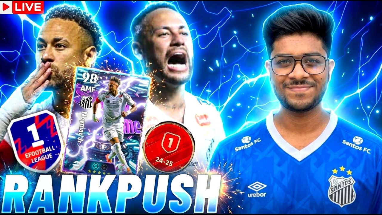Rankpush With New Neymar Jr Blitz Curl #efootball #live