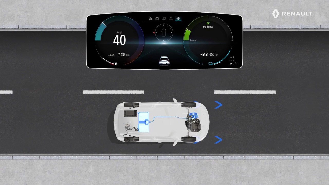 E-TECH PLUG-IN HYBRID - Understanding the special features of the instrument panel