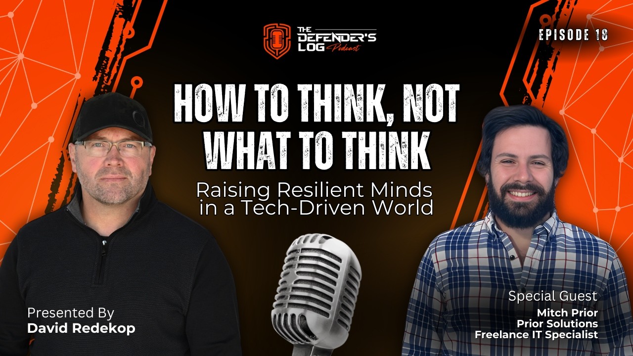 How To Think, Not What To Think | Mitch Prior | The Defender's Log